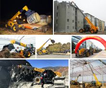 XCMG heavy telescopic handler XTF23010 China new 23 ton telehanlder forklift for sale